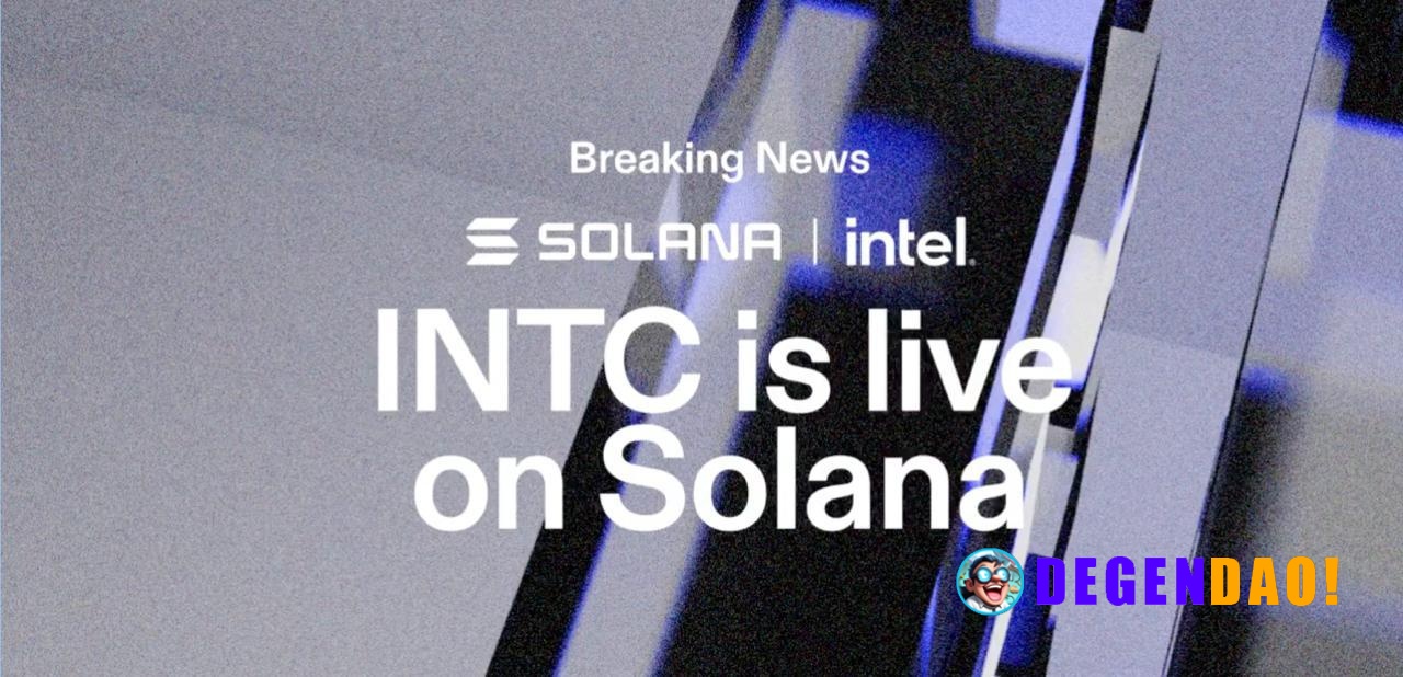 Intel Corp $INTC is Now Live on Solana > Intel designs and manufactures semiconductors, CPUs, and advanced packaging for...