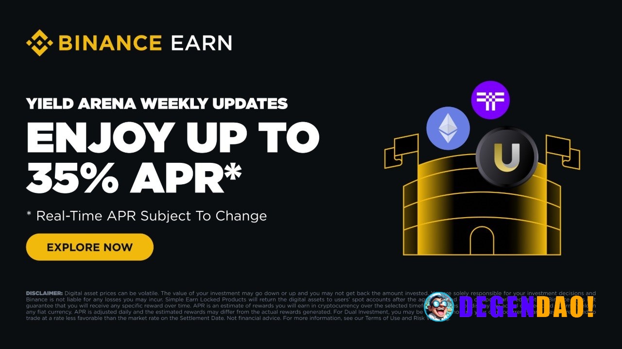 Binance Earn Yield Arena: Earn Up to 35% APR With This Week’s New Limited-Time Offers! (2026-07-22) Binance Earn present...