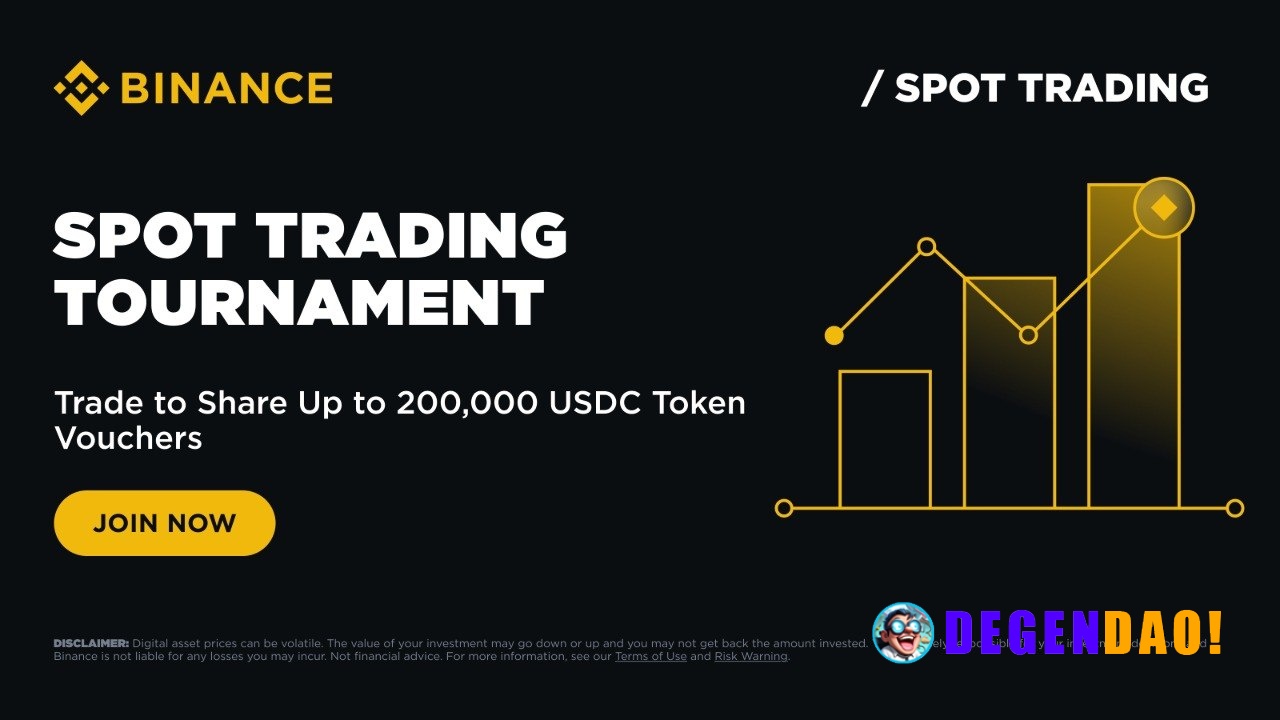 Spot Trading Tournament Round II: Trade to Share Up to 200,000 USDC Token Vouchers Binance is thrilled to launch a Spot ...