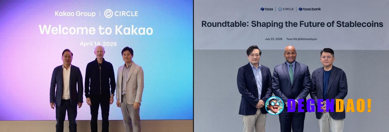 Circle Partners with Kakao Group and Toss Bank to Explore Stablecoin-Based Payment Rails in South Korea. https://x.com/c...