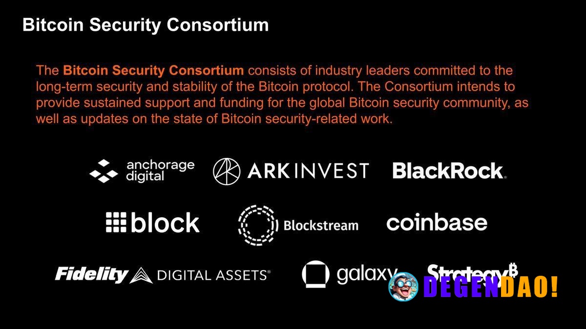 🔥 JUST IN: Strategy launches the Bitcoin Security Consortium, pledging $15M over three years to address long-term securi...