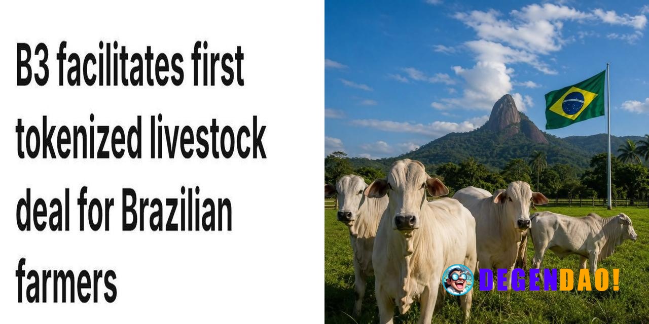 Brazil's B3 Registers First Tokenized Livestock Deal for Brazilian Farmers > Brazil's B3 stock exchange registered its f...