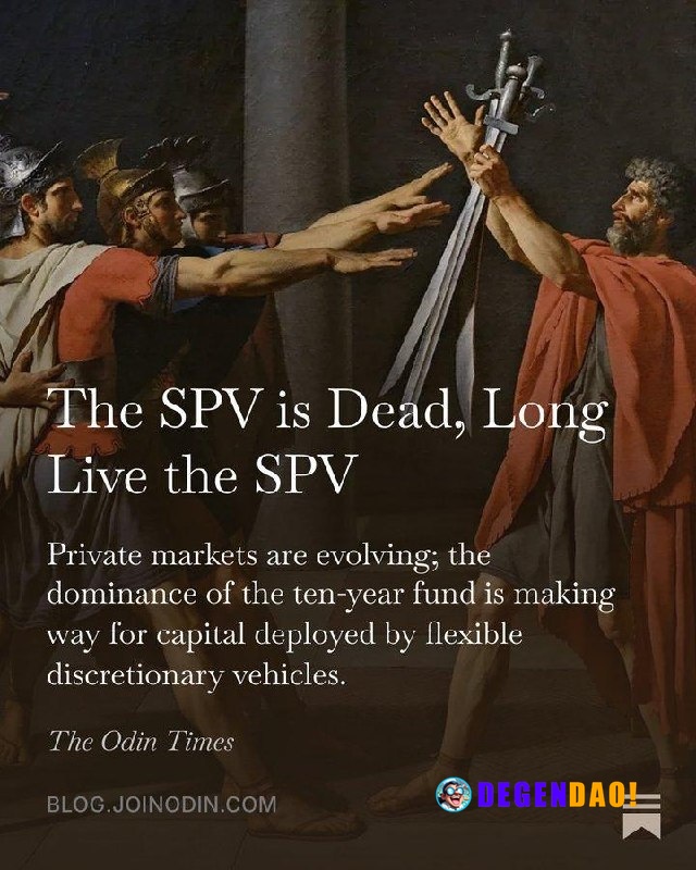 The SPV is Dead, Long Live the SPV > The traditional 10-year blind pool VC fund is giving way to a hybrid model where sm...